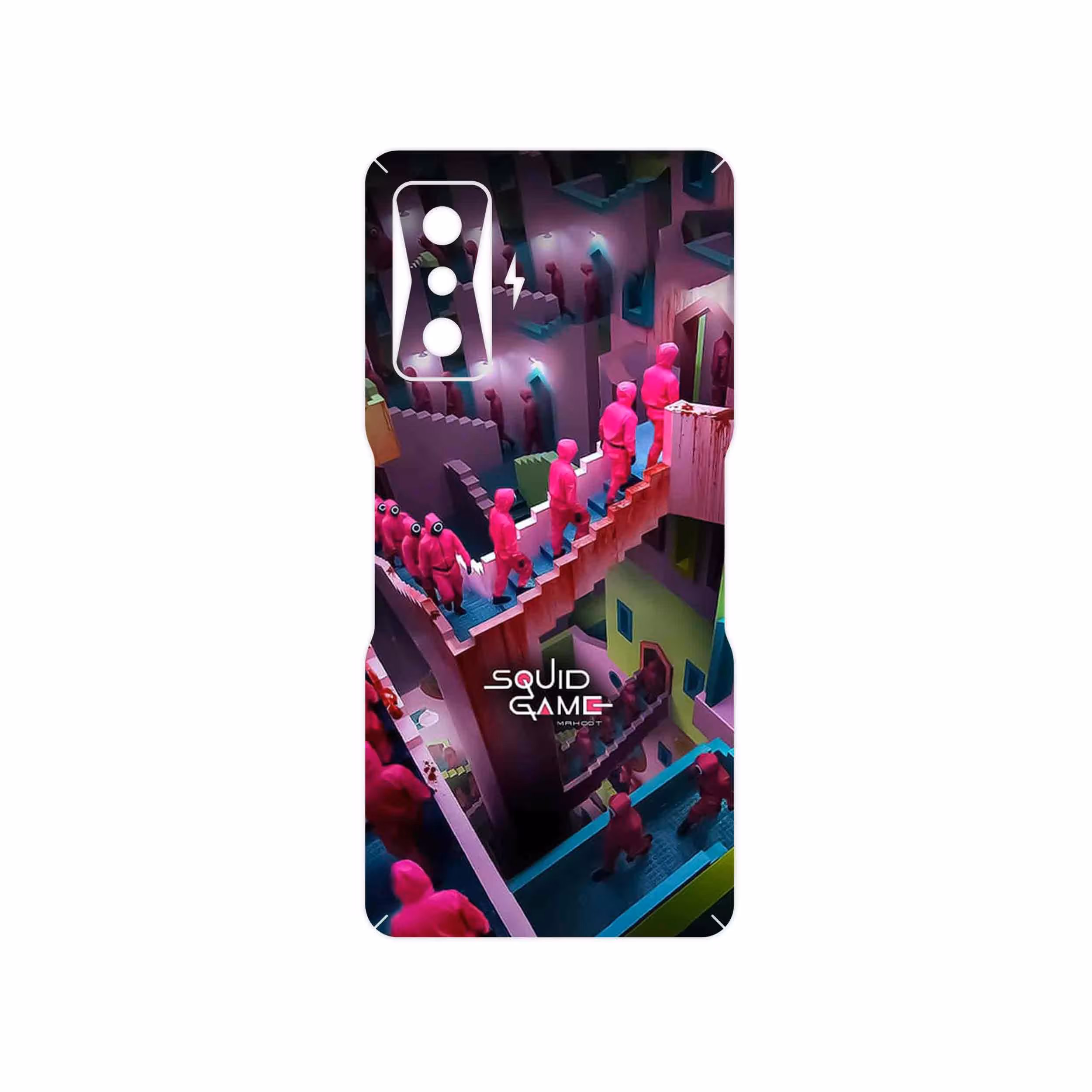برچسب پوششی ماهوت مدل Squid Game مناسب برای گوشی موبایل شیائومی Poco F4 GT 5G