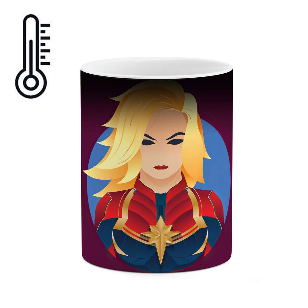 ماگ حرارتی طرح کاپیتان مارول مدل mgp01042