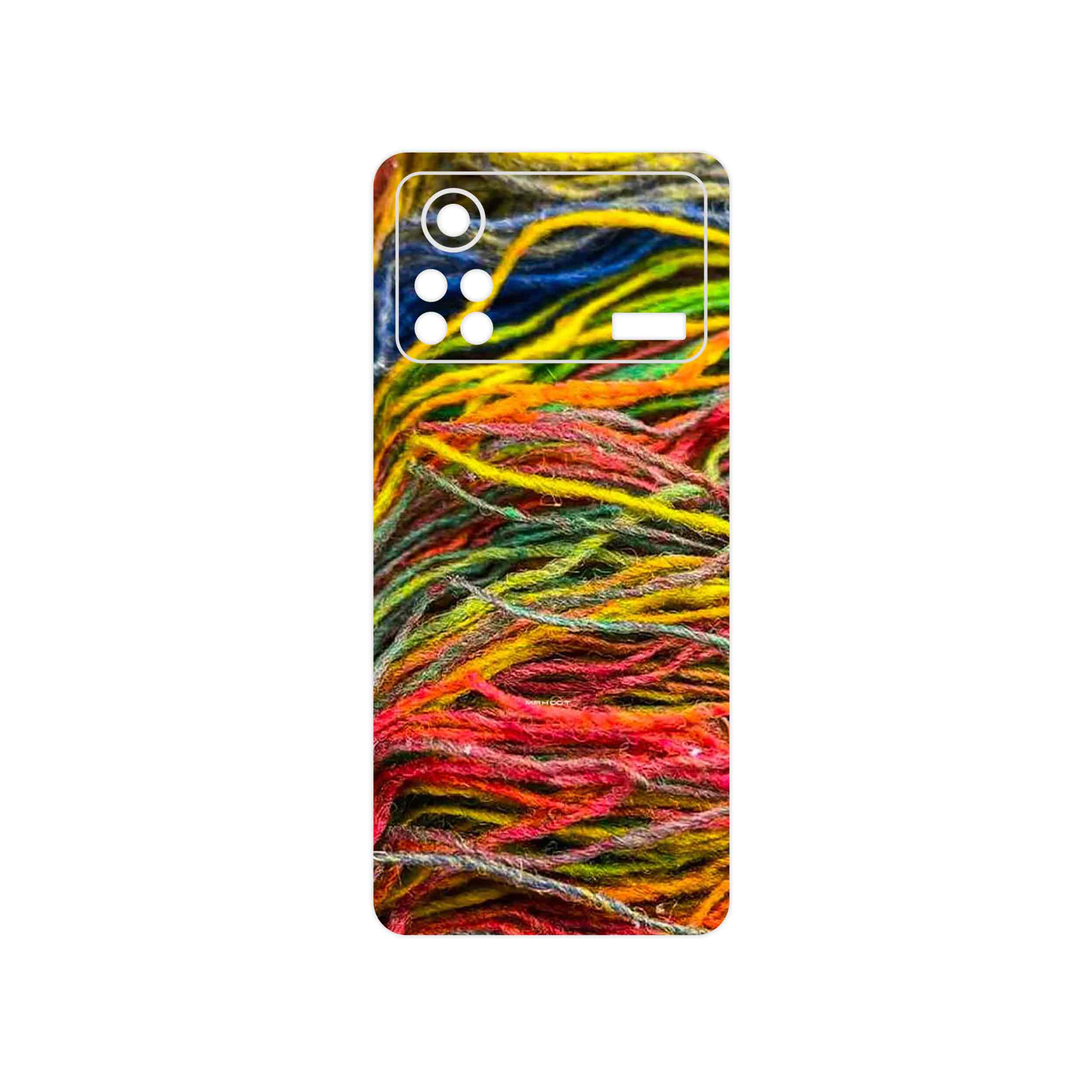 برچسب پوششی ماهوت مدل Fabric Texture 9 مناسب برای گوشی موبایل شیائومی Poco X4 Pro 5G