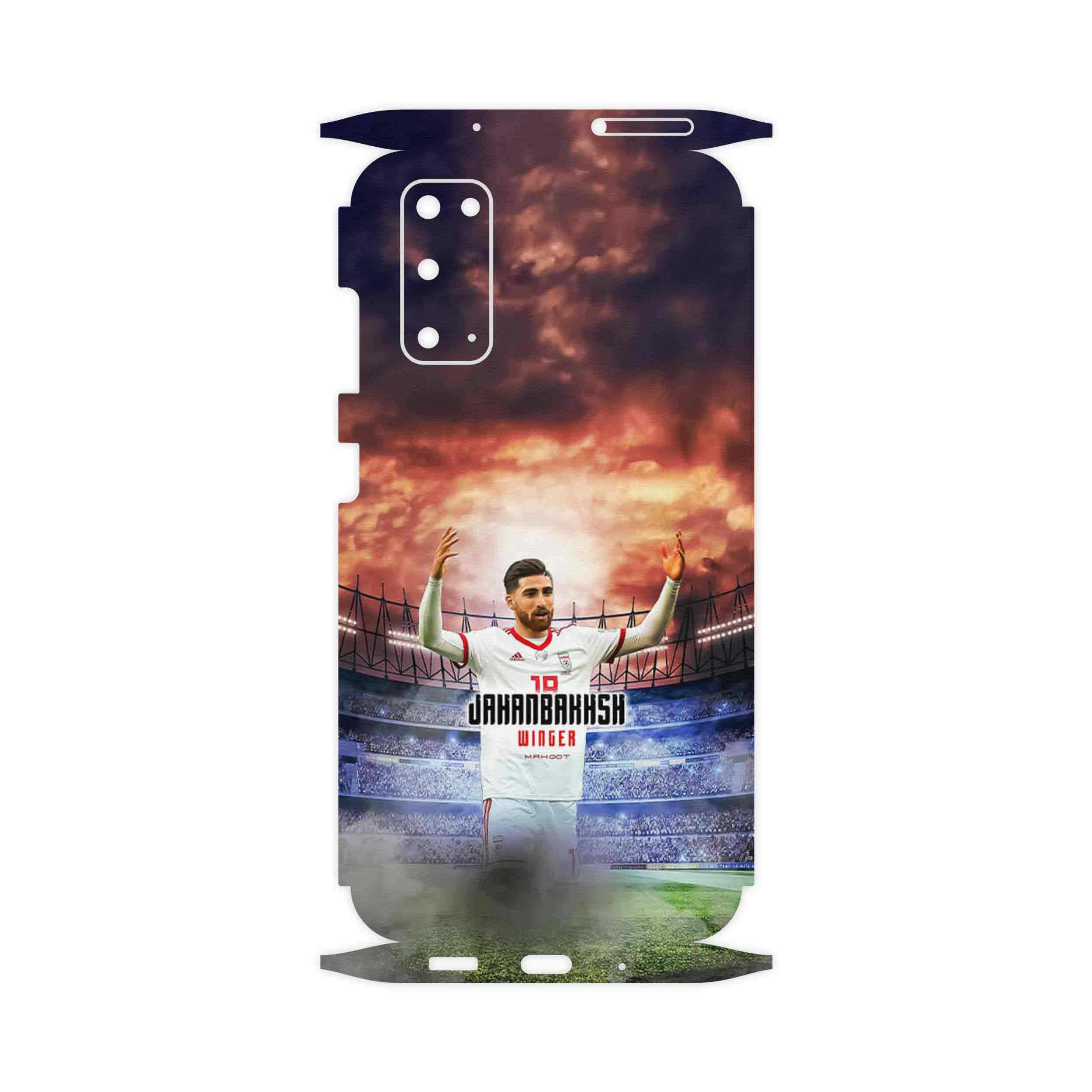 برچسب پوششی ماهوت مدل Alireza Jahanbakhsh-FullSkin مناسب برای گوشی موبایل سامسونگ Galaxy S20