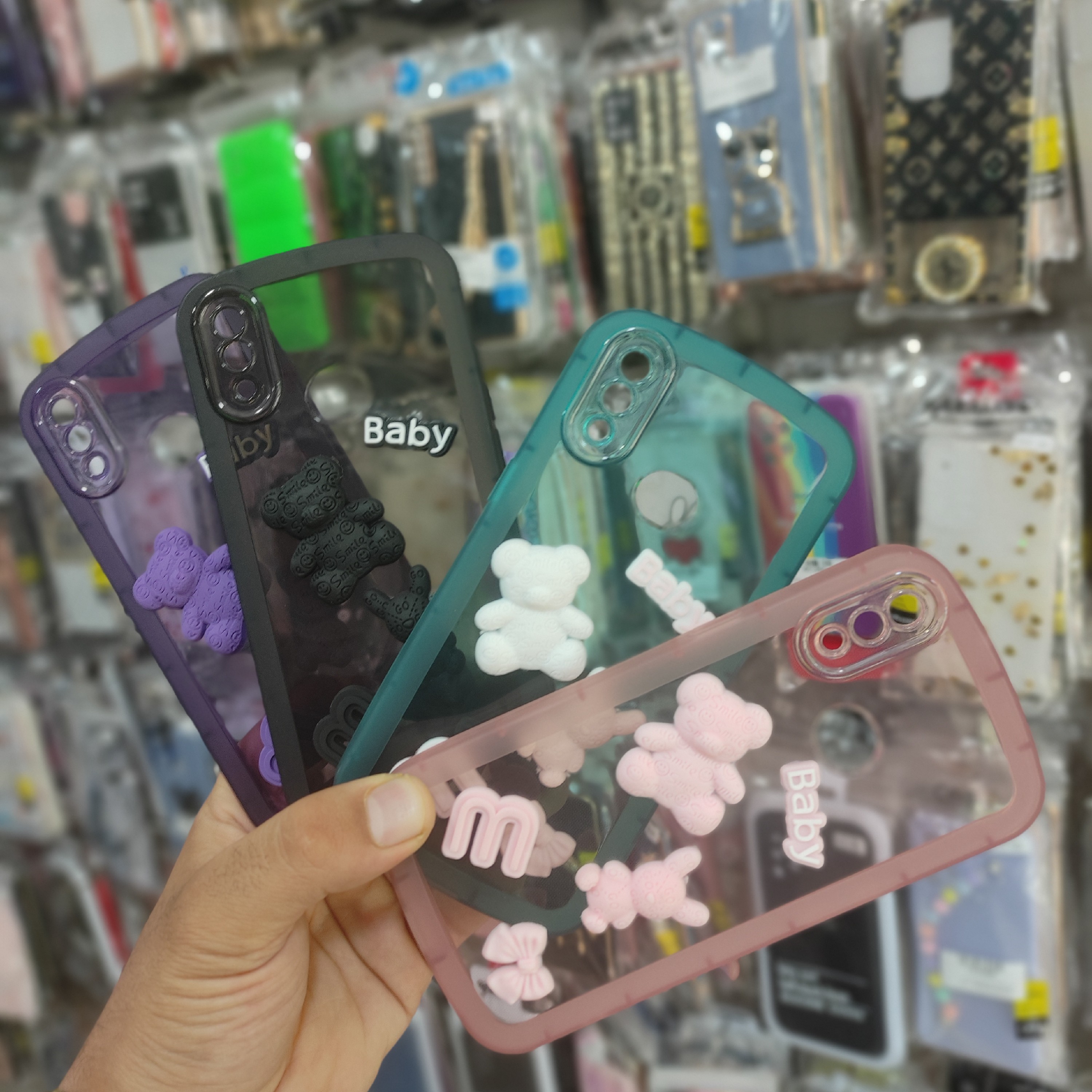 قاب خرسی برجسته baby زدضربه مناسب گوشی سامسونگ A10 معمولی و A10s