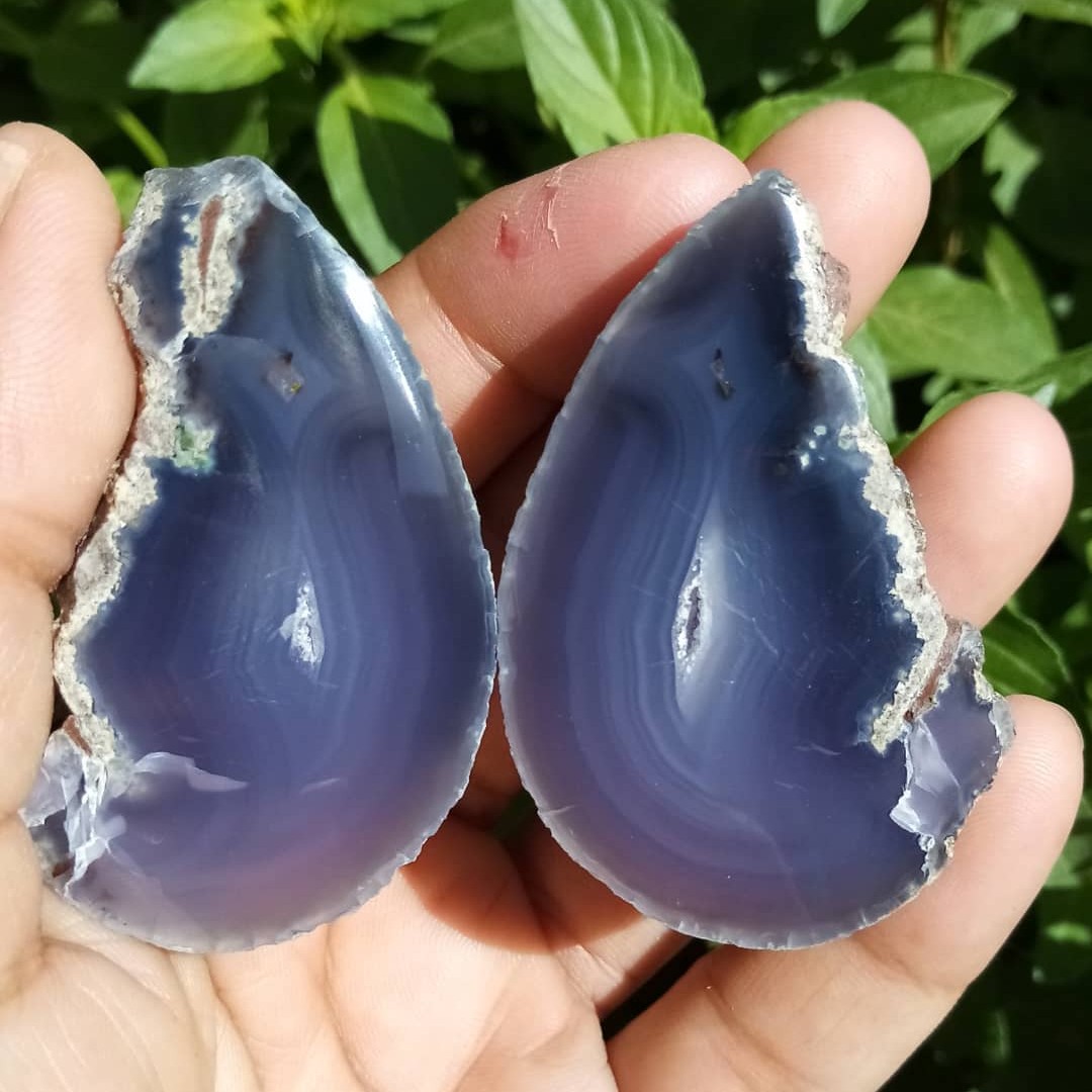 توپی عقیق یاسی پولیش شده 