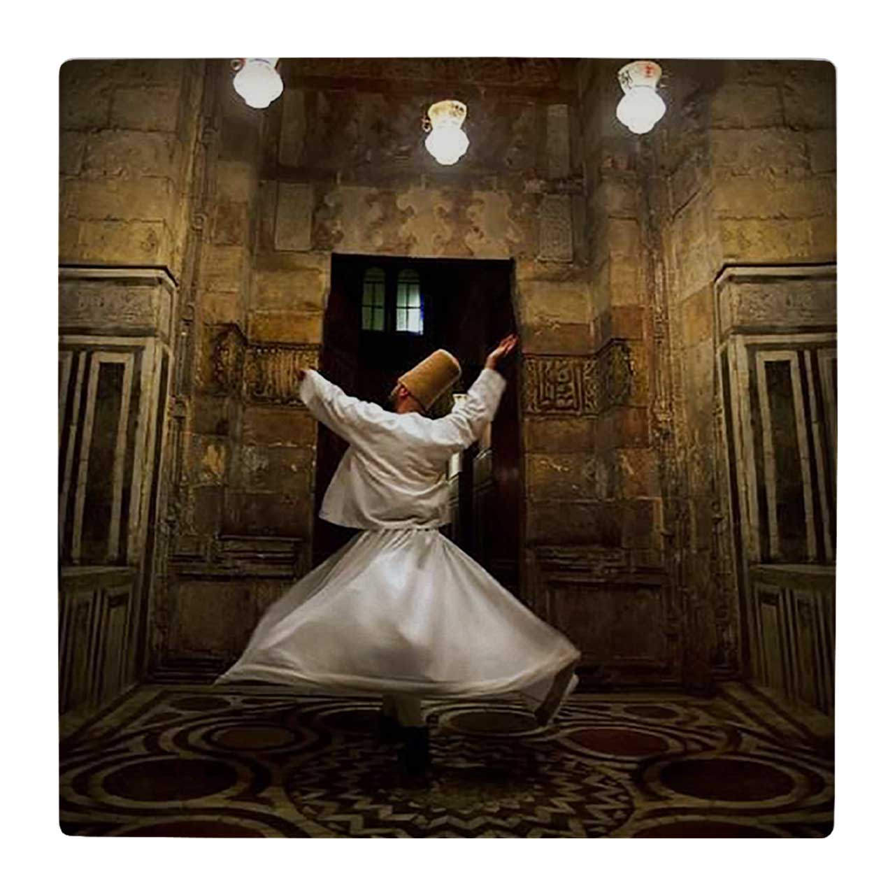 کاشی کارنیلا طرح سماع صوفی کد wk143