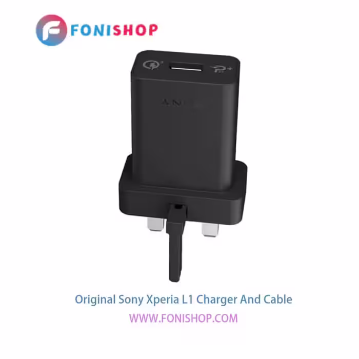 کابل و شارژر فست شارژ اصلی سونی Sony Xperia L1