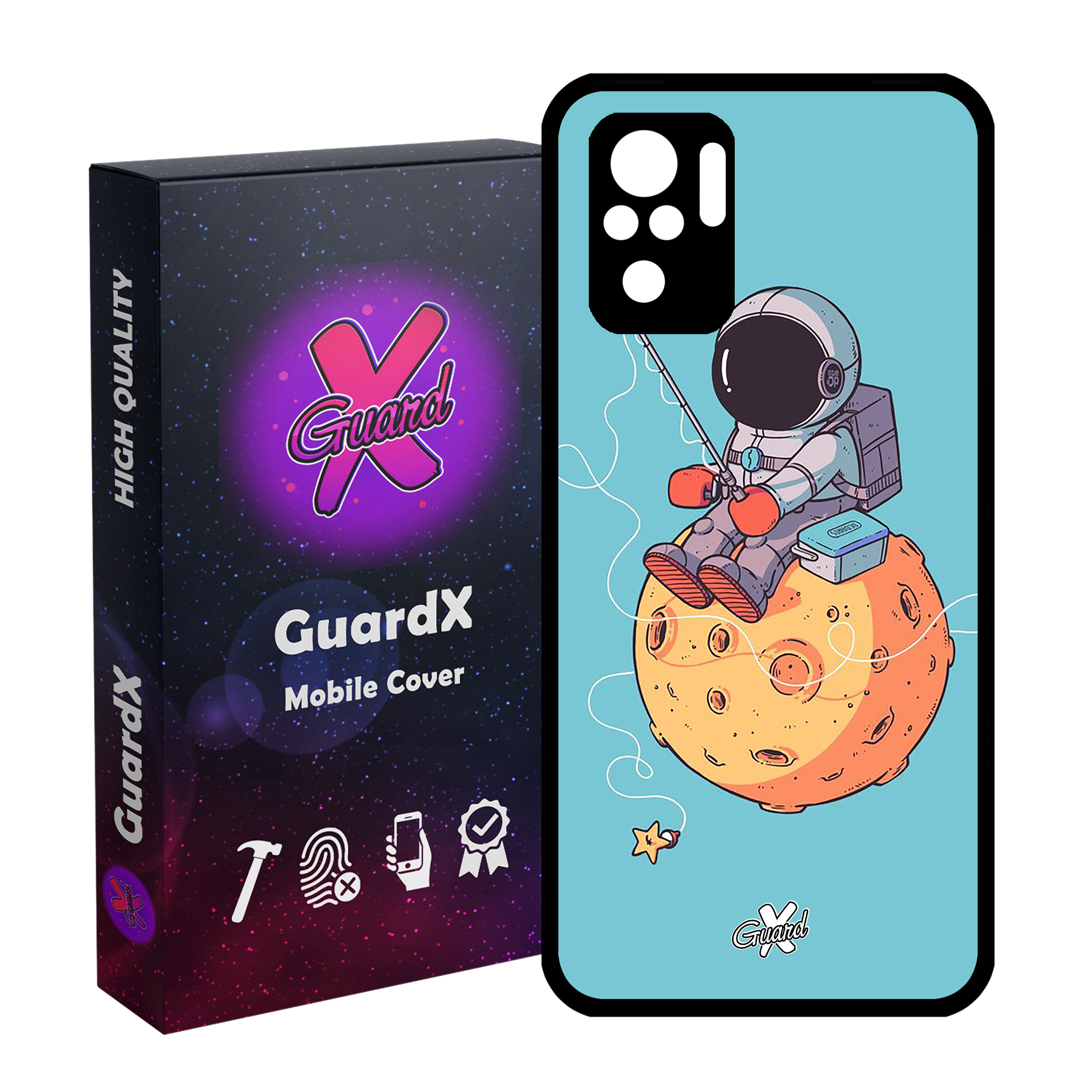 کاور گارد ایکس طرح Galaxy مدل Glass10042 مناسب برای گوشی موبایل شیائومی Redmi Note 10 4G / Note 10S