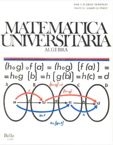 خرید و دانلود نسخه کامل کتاب Matemática Universitaria - Álgebra