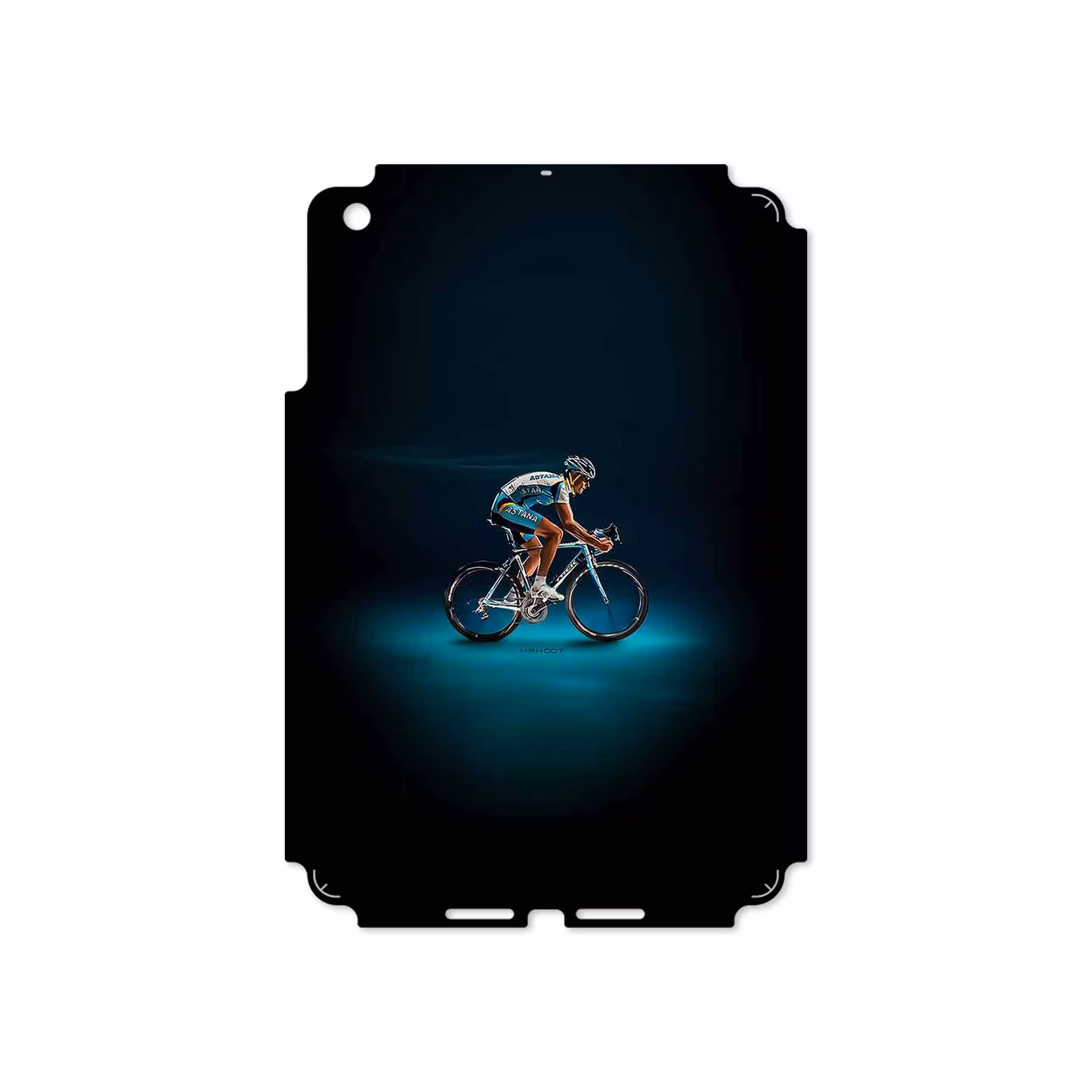برچسب پوششی ماهوت مدل Road cycling مناسب برای تبلت اپل iPad mini 2012 A1455