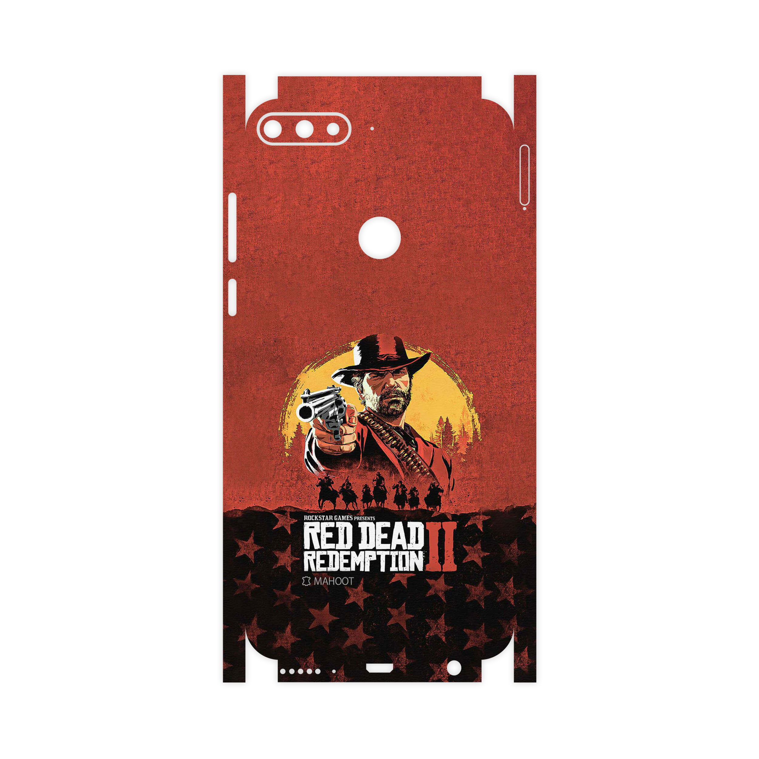 برچسب پوششی ماهوت مدل Red-Dead-Redemption-Game-FullSkin مناسب برای گوشی موبایل هوآوی Y7 Prime 2018