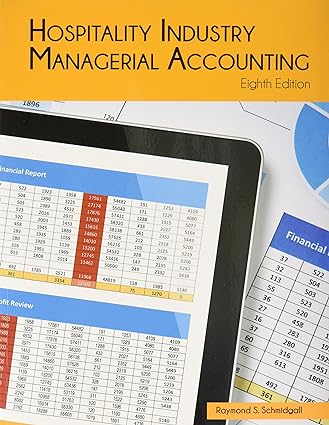 خرید و دانلود نسخه کامل کتاب Hospitality Industry Managerial Accounting (8th Edition) - Pdf