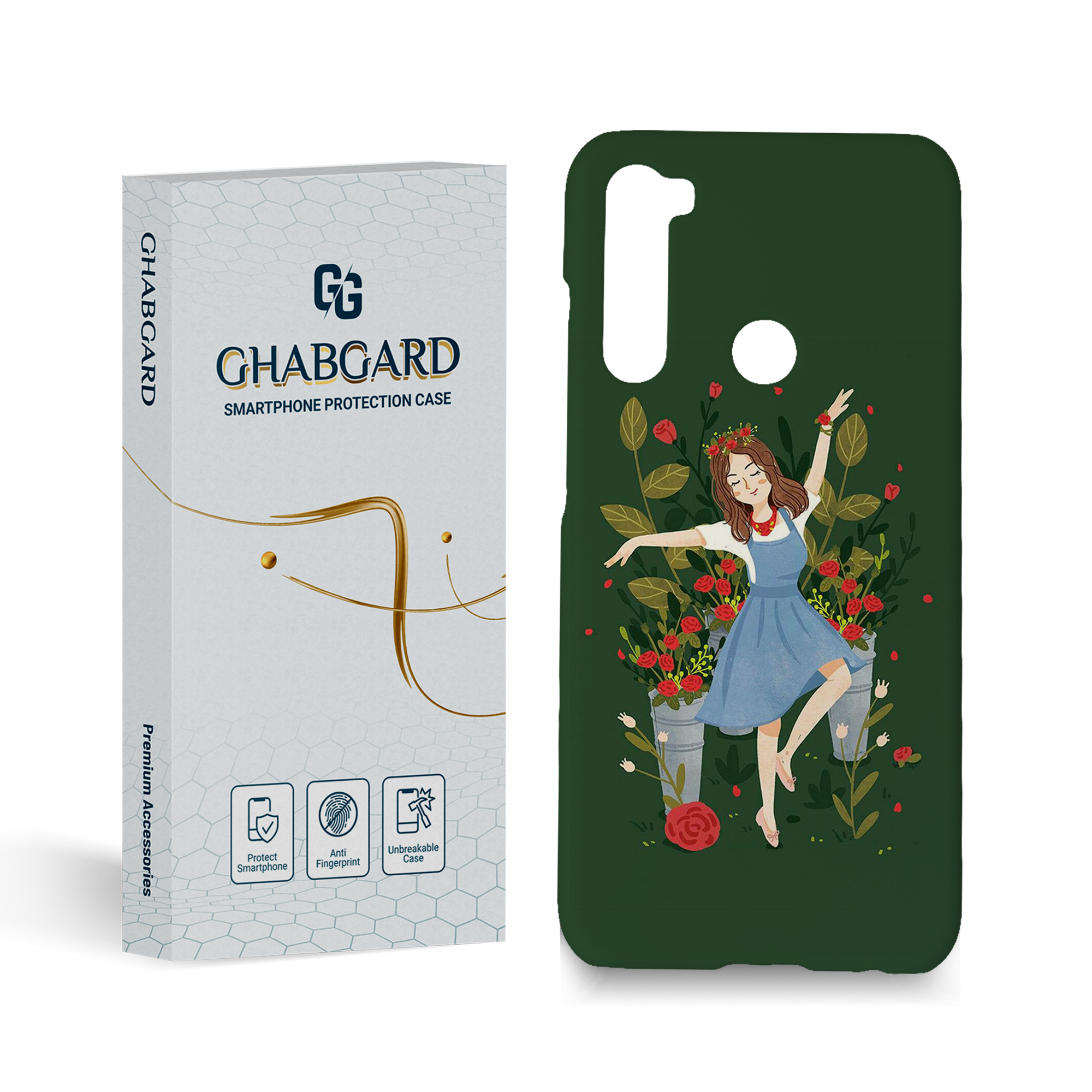 کاور قاب گارد مدل دخترانه مناسب برای گوشی موبایل شیائومی mi note 8t