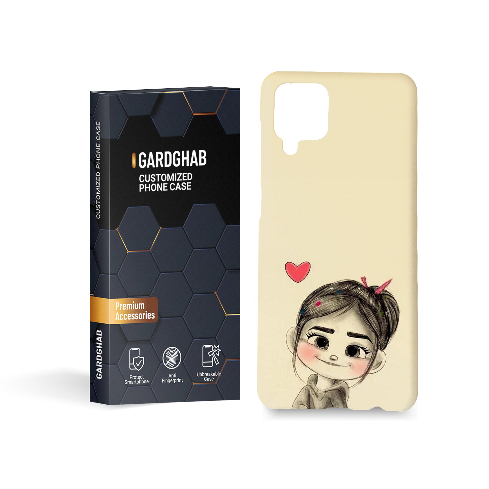 گارد قاب کاور دخترانه مدل g1147 مناسب برای گوشی موبایل سامسونگ a12 