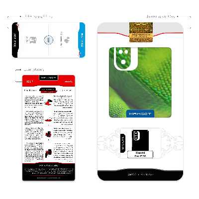 برچسب پوششی ماهوت مدل Snake مناسب برای گوشی موبایل شیائومی Poco F3 5G