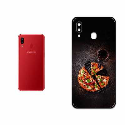 برچسب پوششی ماهوت مدل Pizza مناسب برای گوشی موبایل سامسونگ Galaxy A20