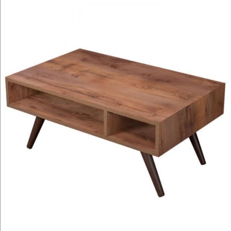 میز جلو مبلی سایز 50*80 در دو رنگ سفید و گردویی | choobsub