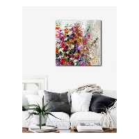 تابلو شاسی طرح گل مدل TS1113