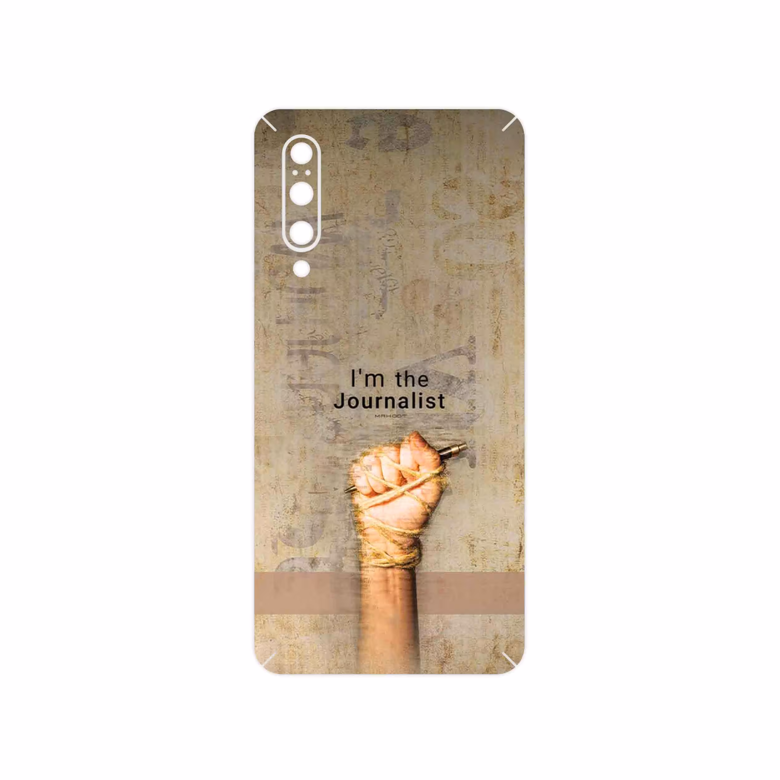 برچسب پوششی ماهوت مدل Journalist مناسب برای گوشی موبایل شیائومی Mi 9