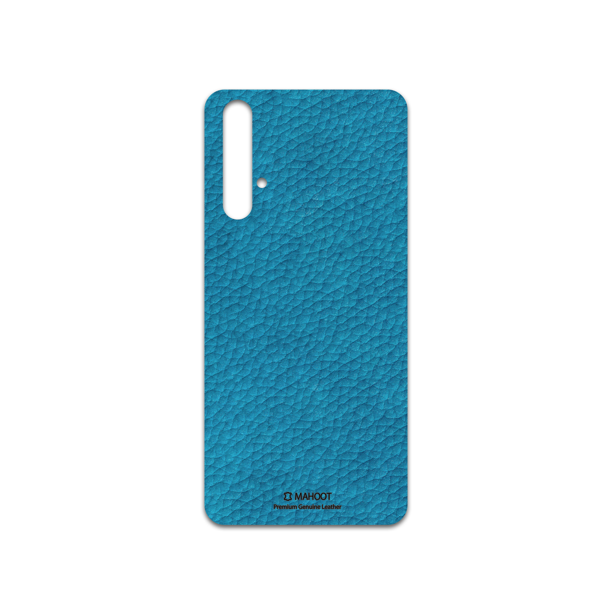 برچسب پوششی ماهوت مدل Blue-Leather مناسب برای گوشی موبایل هوآوی NOVA 5T
