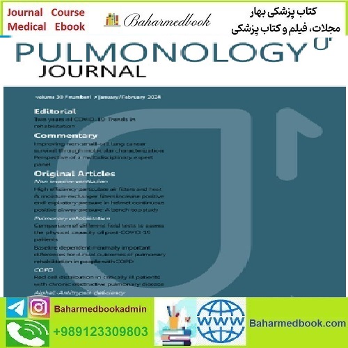 Pulmonology Volume 30 to 1 2024 TRUE PDF price 12€ - کتاب پزشکی بهار
