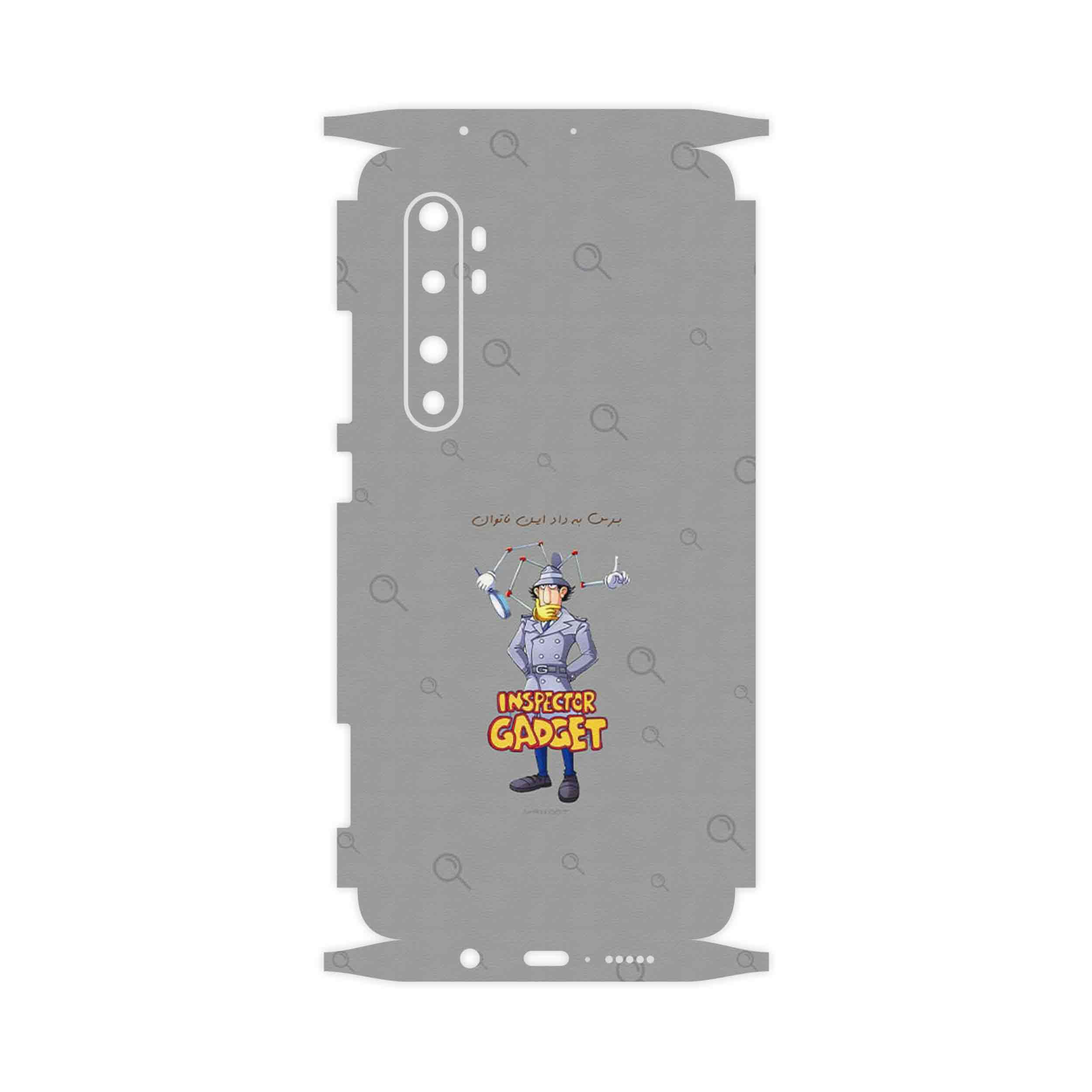 برچسب پوششی ماهوت مدل Inspector Gadget-FullSkin مناسب برای گوشی موبایل شیائومی Mi Note 10 Lite
