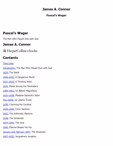 خرید و دانلود نسخه کامل کتاب Pascal's Wager: The Man Who Played Dice with God