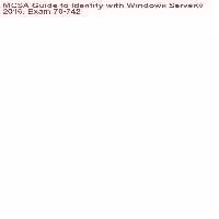 خرید و دانلود نسخه کامل کتاب MCSA Guide to Identity with Windows Server® 2016, Exam 70-742