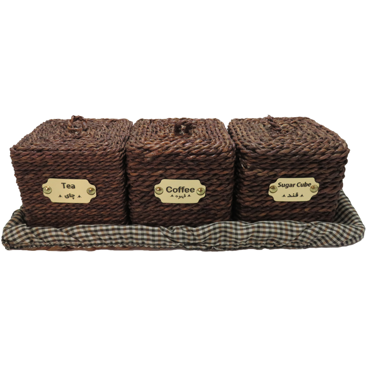 ست جای ادویه 3 پارچه مدل AD-3