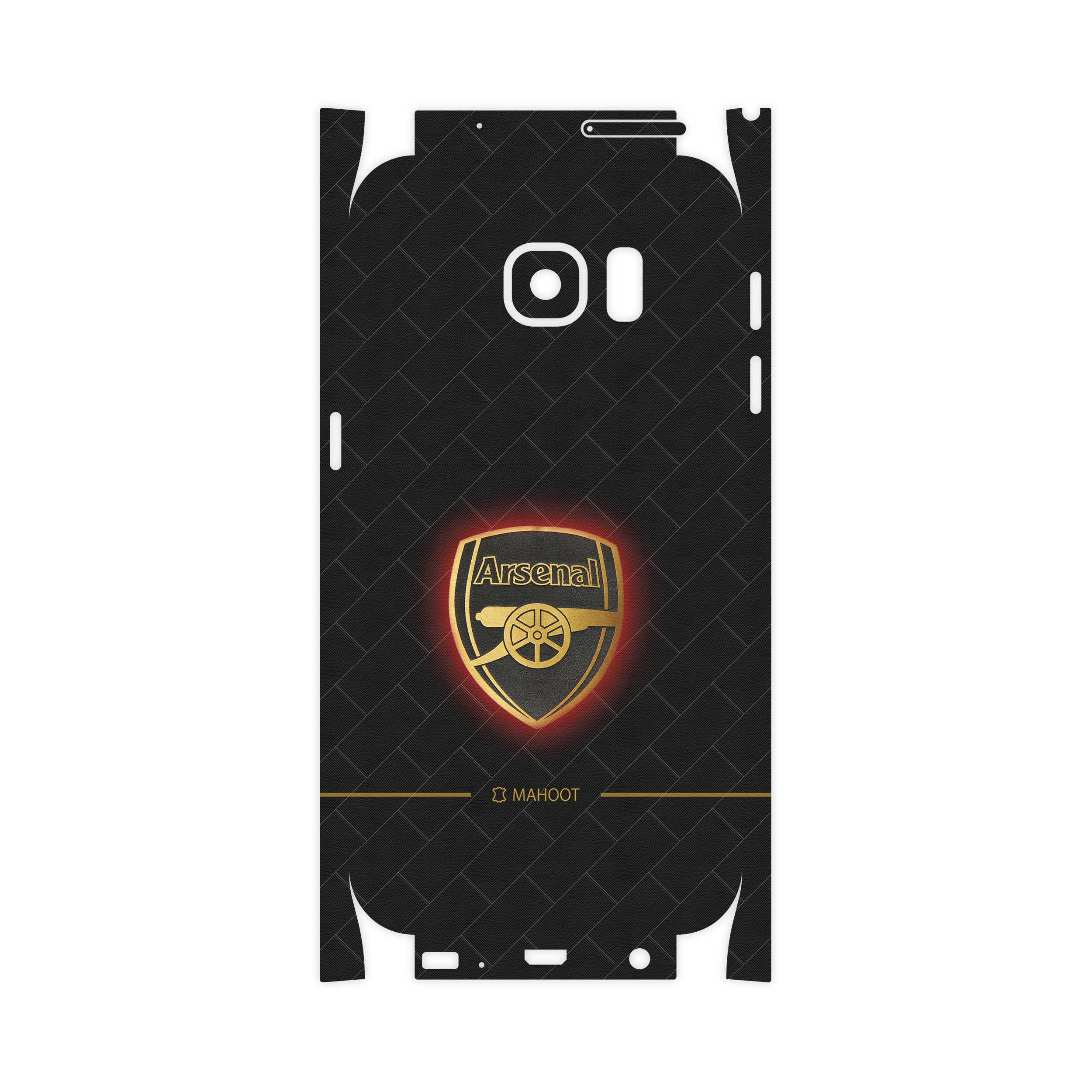 برچسب پوششی ماهوت مدل Arsenal-FC-FullSkin مناسب برای گوشی موبایل سامسونگ Galaxy S7