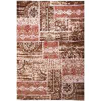 فرش ماشینی زمرد مشهد کد KR14 زمینه صورتی