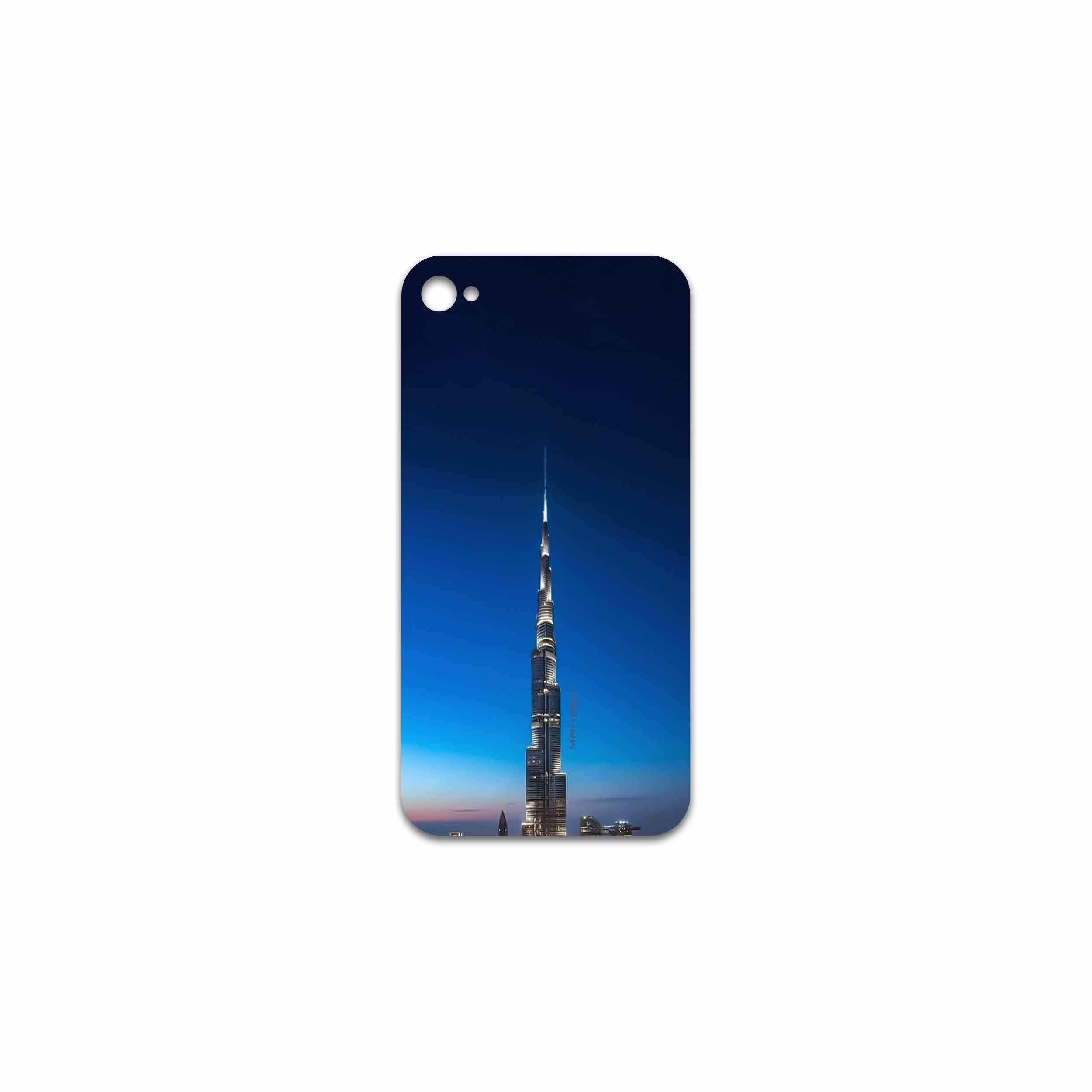 برچسب پوششی ماهوت مدل Dubai City مناسب برای گوشی موبایل اپل iPhone 4s