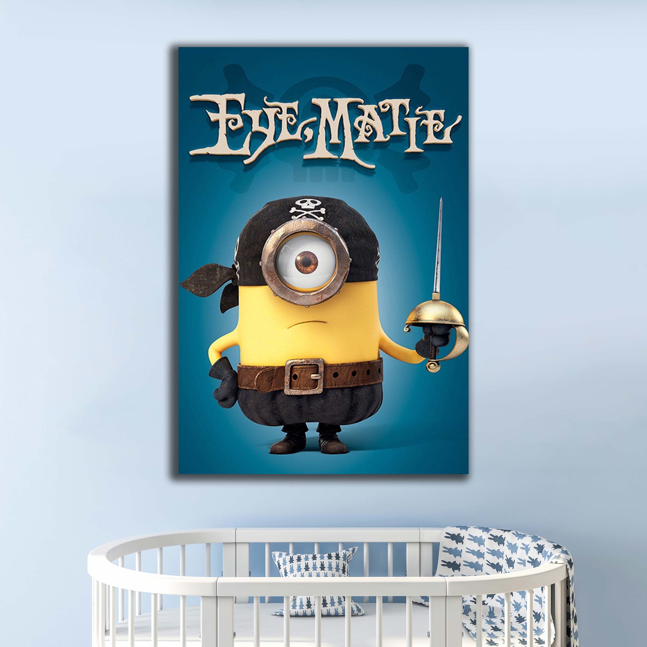 تابلو شاسی آتریسا مدل اتاق کودک طرح مینیون