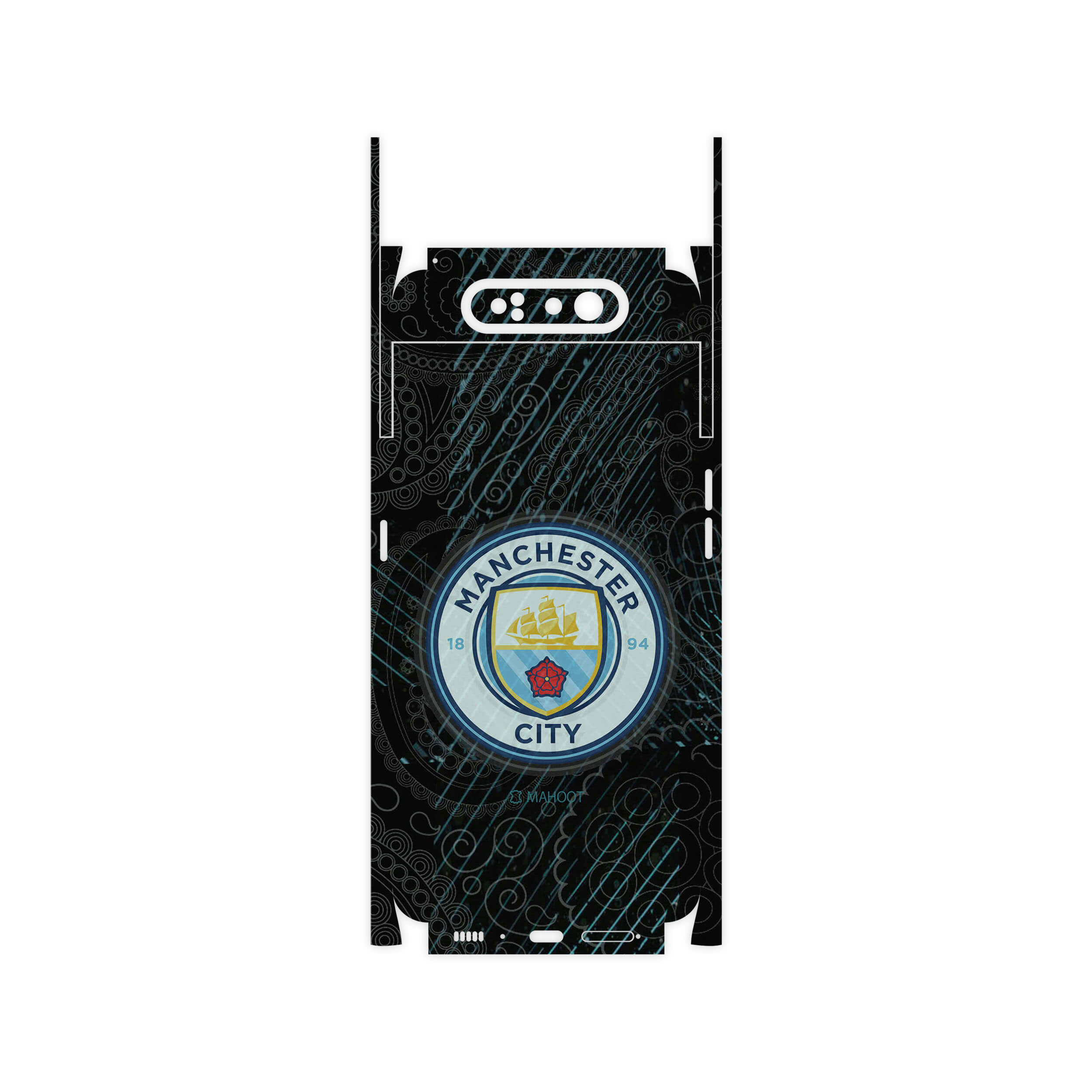 برچسب پوششی ماهوت مدل Manchester-City-FullSkin مناسب برای گوشی موبایل سامسونگ Galaxy A80