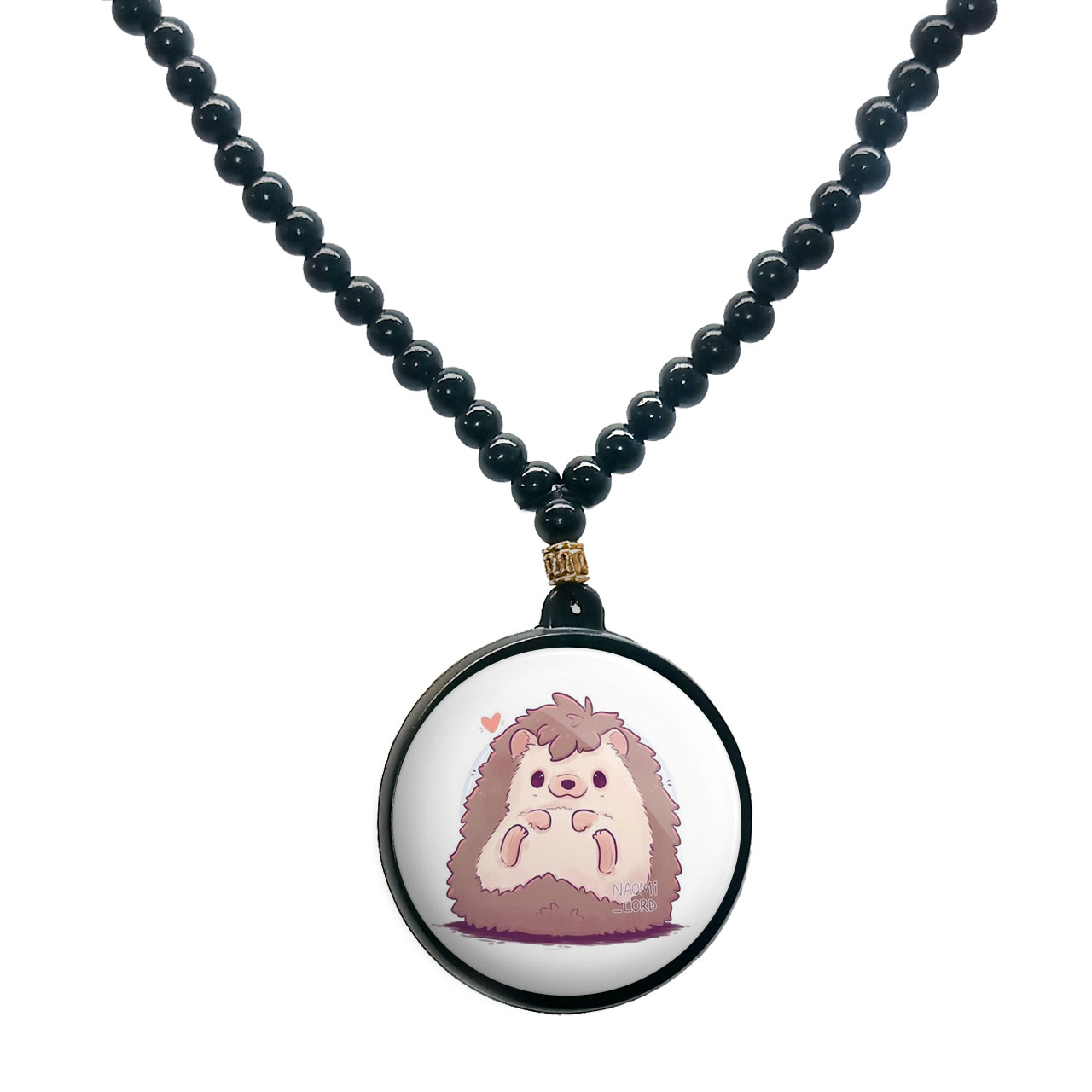 گردنبند پرمانه طرح حیوانات کیوت کد pmd.21369 مدل دو طرفه