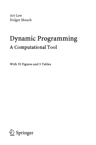 خرید و دانلود نسخه کامل کتاب Dynamic Programming: A Computational Tool
