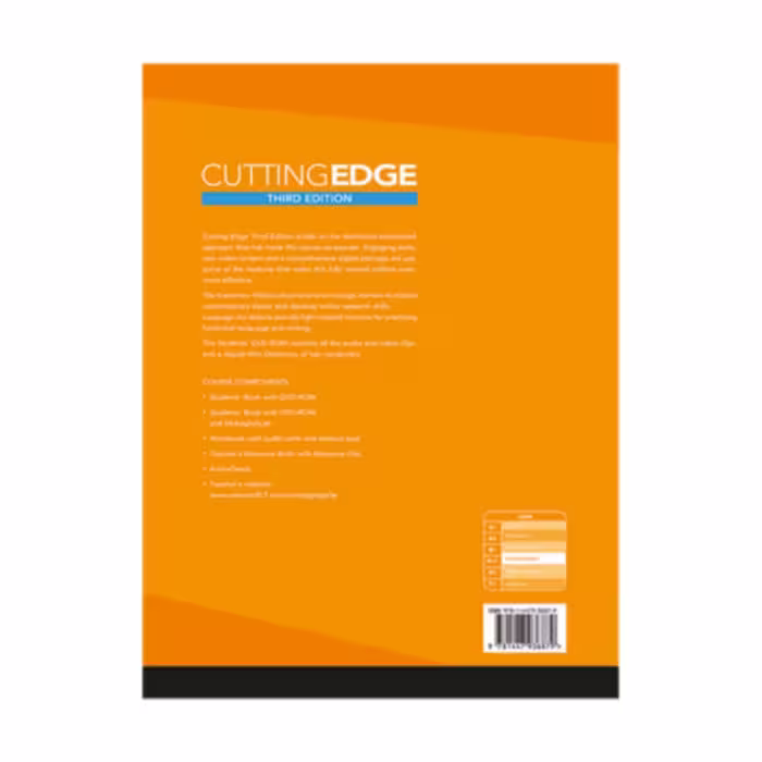 کتاب Cutting Edge 3rd Intermediate اثر S. Cunningham,P. Moor,J. Bygrave انتشارات پرسون 