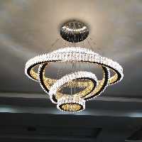 لوستر کریستالی مدرن (تابا 15 مورب)، 20، 40، 60، 80 (پس کرایه)