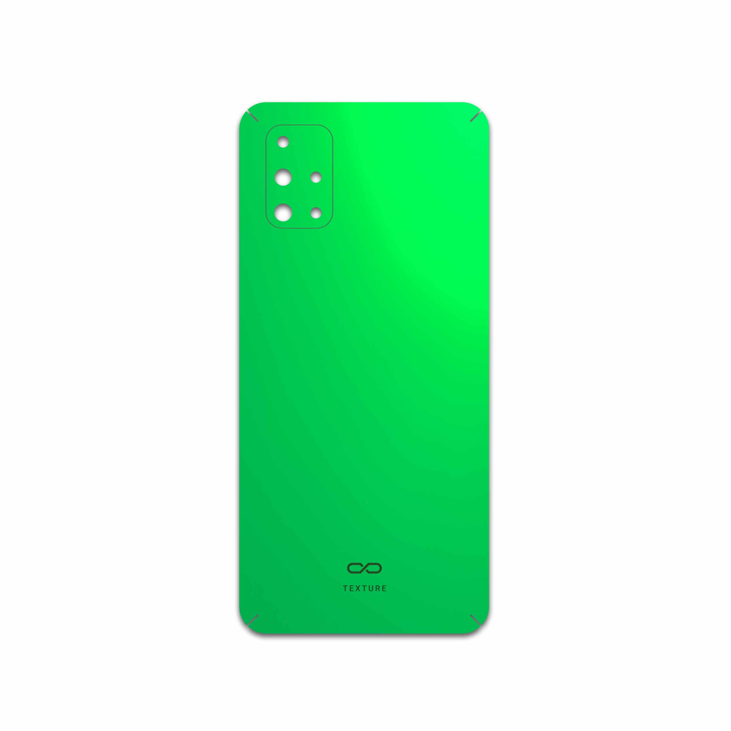 برچسب پوششی ماهوت مدل Matte-Green مناسب برای گوشی موبایل سامسونگ Galaxy M31S