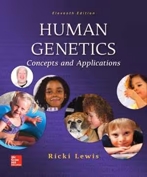 [PDF] دانلود کتاب Human Genetics - Concepts And Applications, 11th ed, 2014