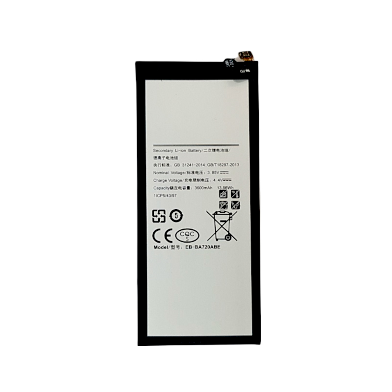 باتری موبایل مدل A720 ظرفیت 3600 میلی آمپر ساعت مناسب برای گوشی موبایل سامسونگ galaxy A720