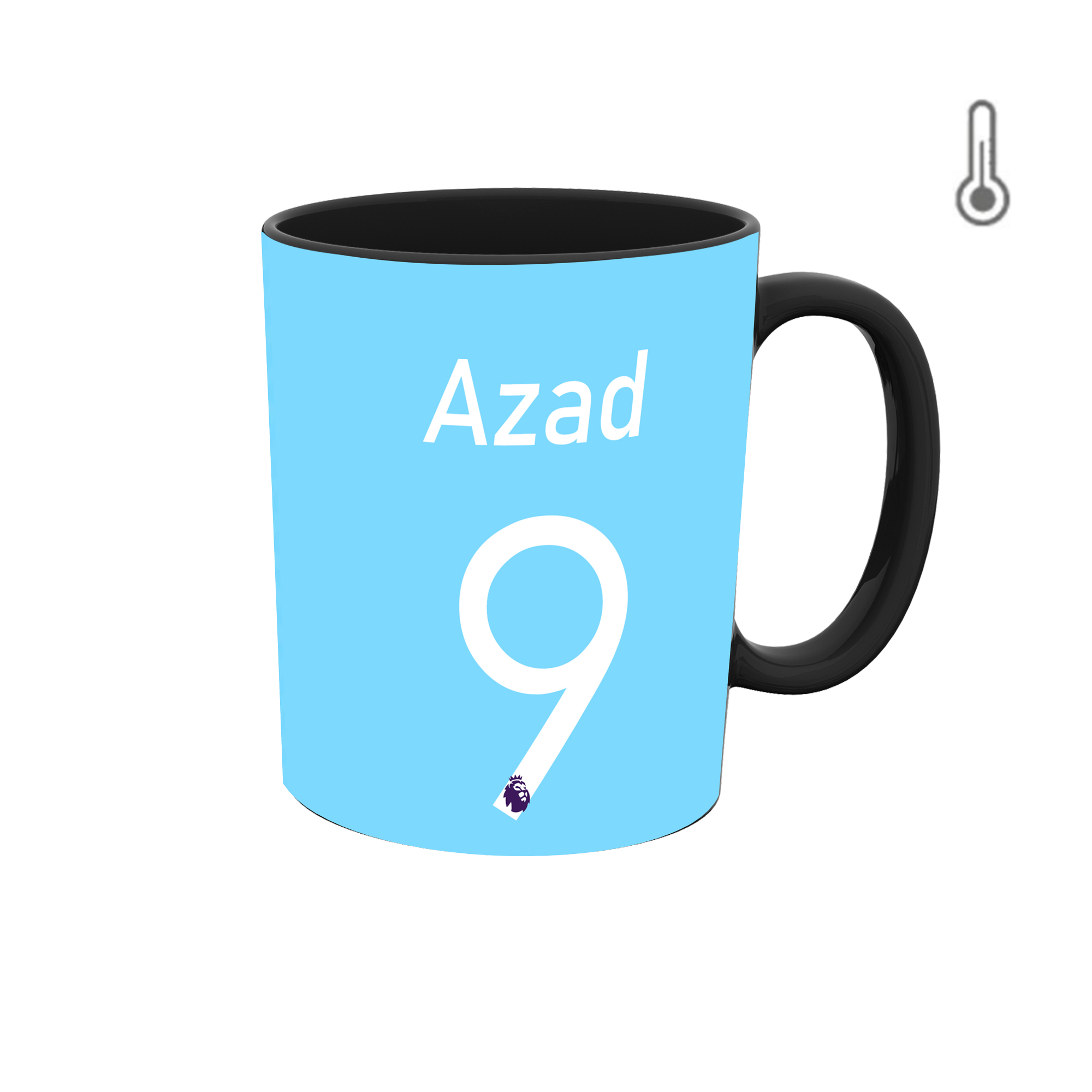  ماگ حرارتی طرح اسم آزاد مدل هالند منچستر سیتی