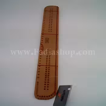 خط کش علامت زن 30 سانت چرم دوزی