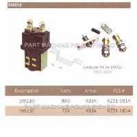 کیت و کنتاکتور لیفتراک برقی sw200/sw210