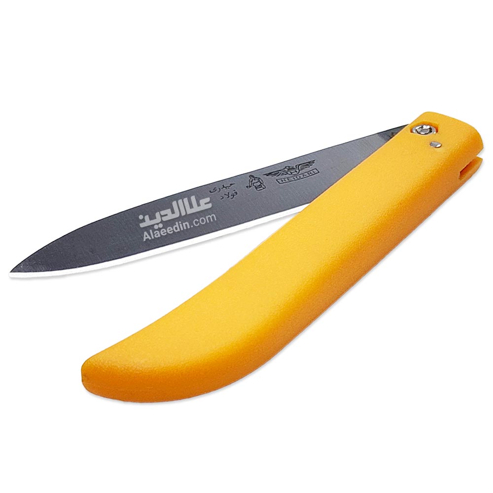 چاقو دم دستی آشپزخانه و مسافرتی تاشو حیدری تیغه فولادی
