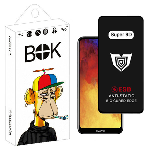 محافظ صفحه نمایش بوک مدل Super 9D Touch مناسب برای گوشی موبایل هوآوی y6 2019 | کالا برتری