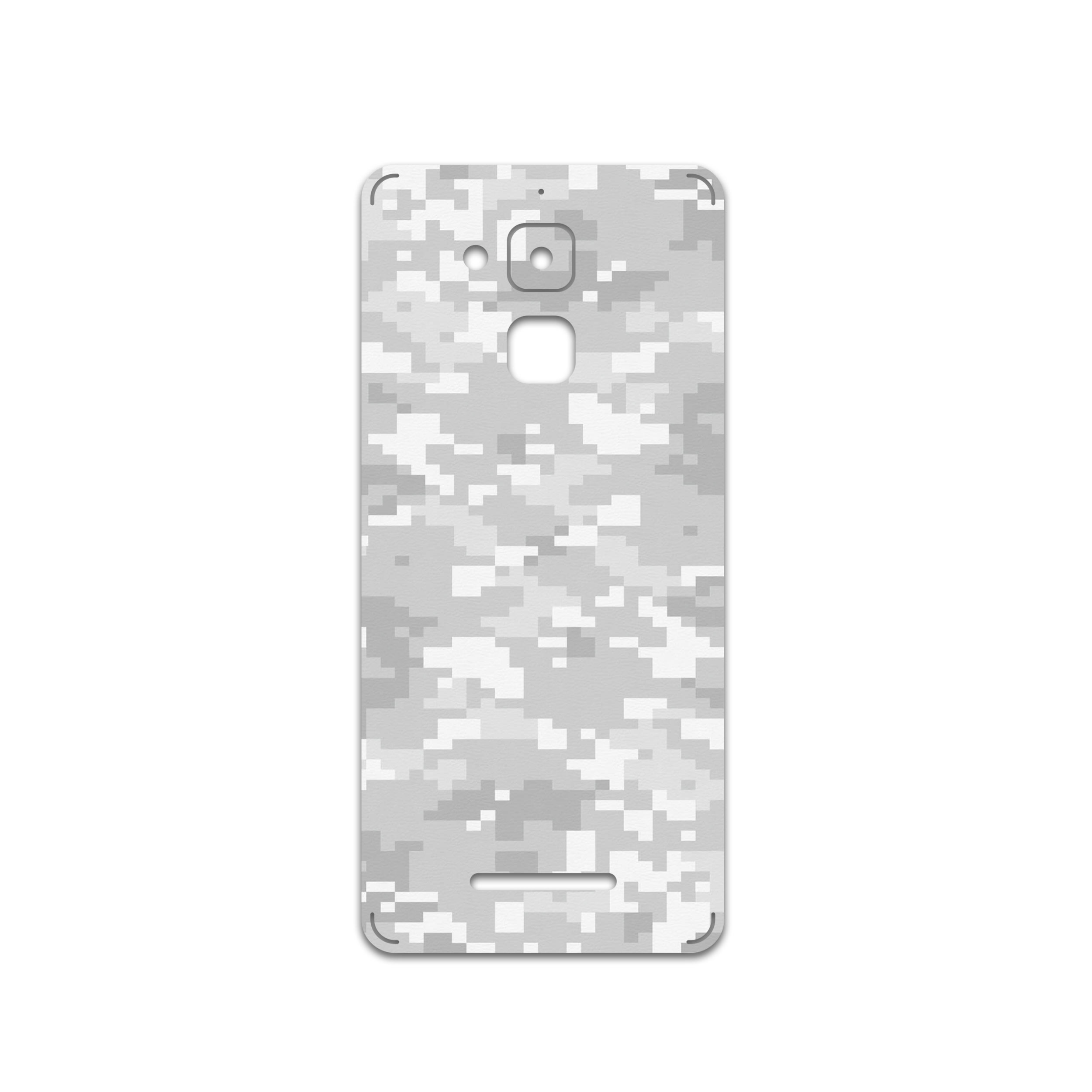 برچسب پوششی ماهوت مدل Army-Snow-Pixel مناسب برای گوشی موبایل ایسوس Zenfone 3 Max ZC520TL