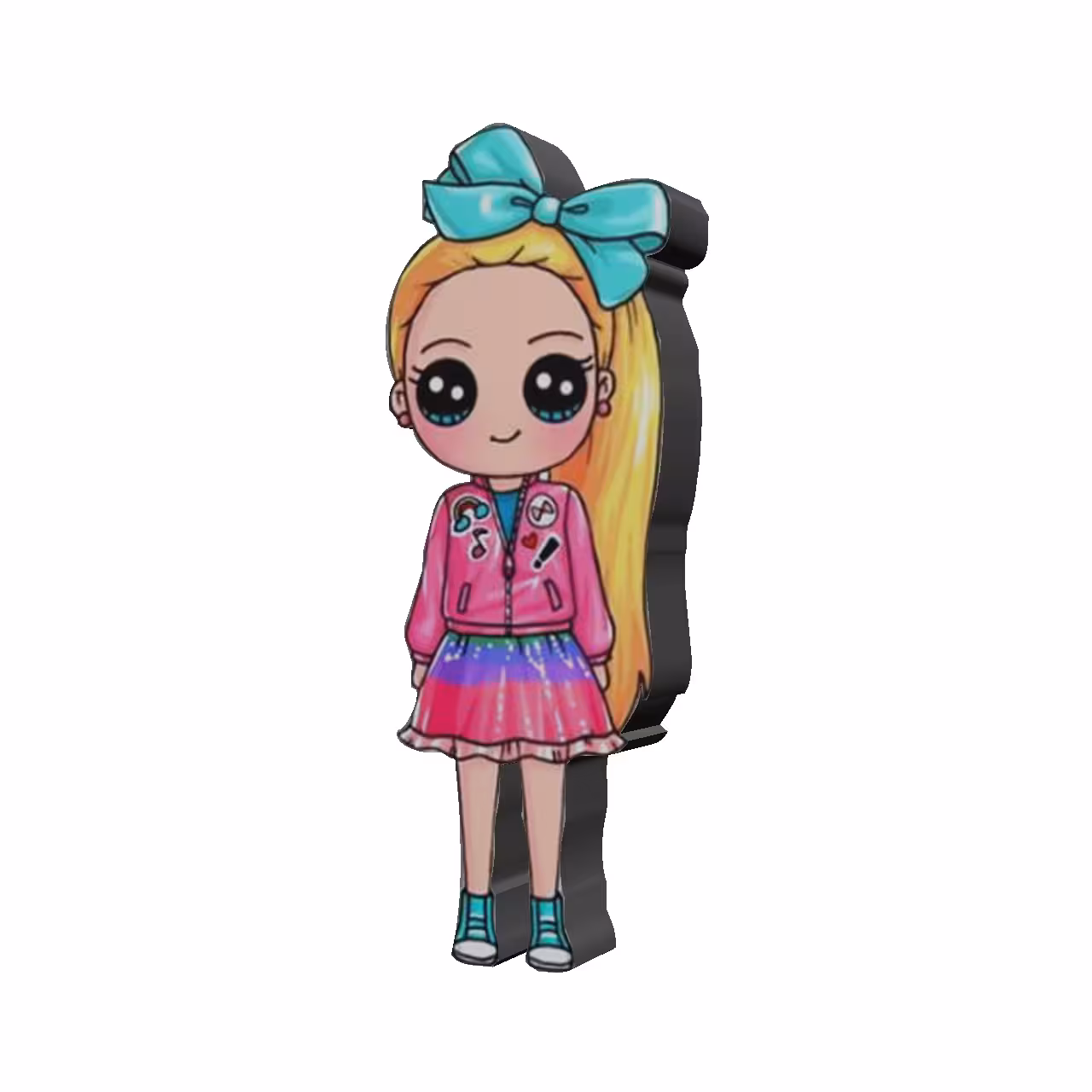 استیکر طرح دختر کد 19