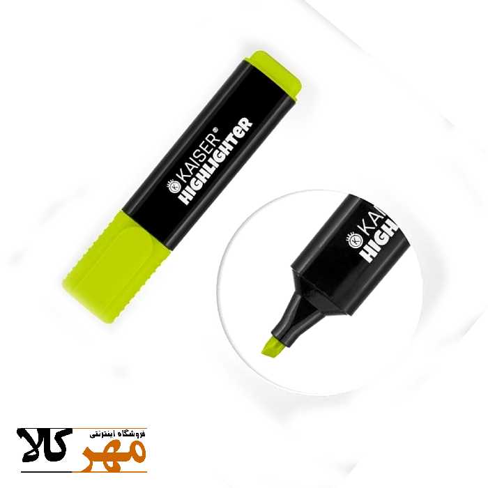 ماژیک علامت زن kaiser رنگ زرد