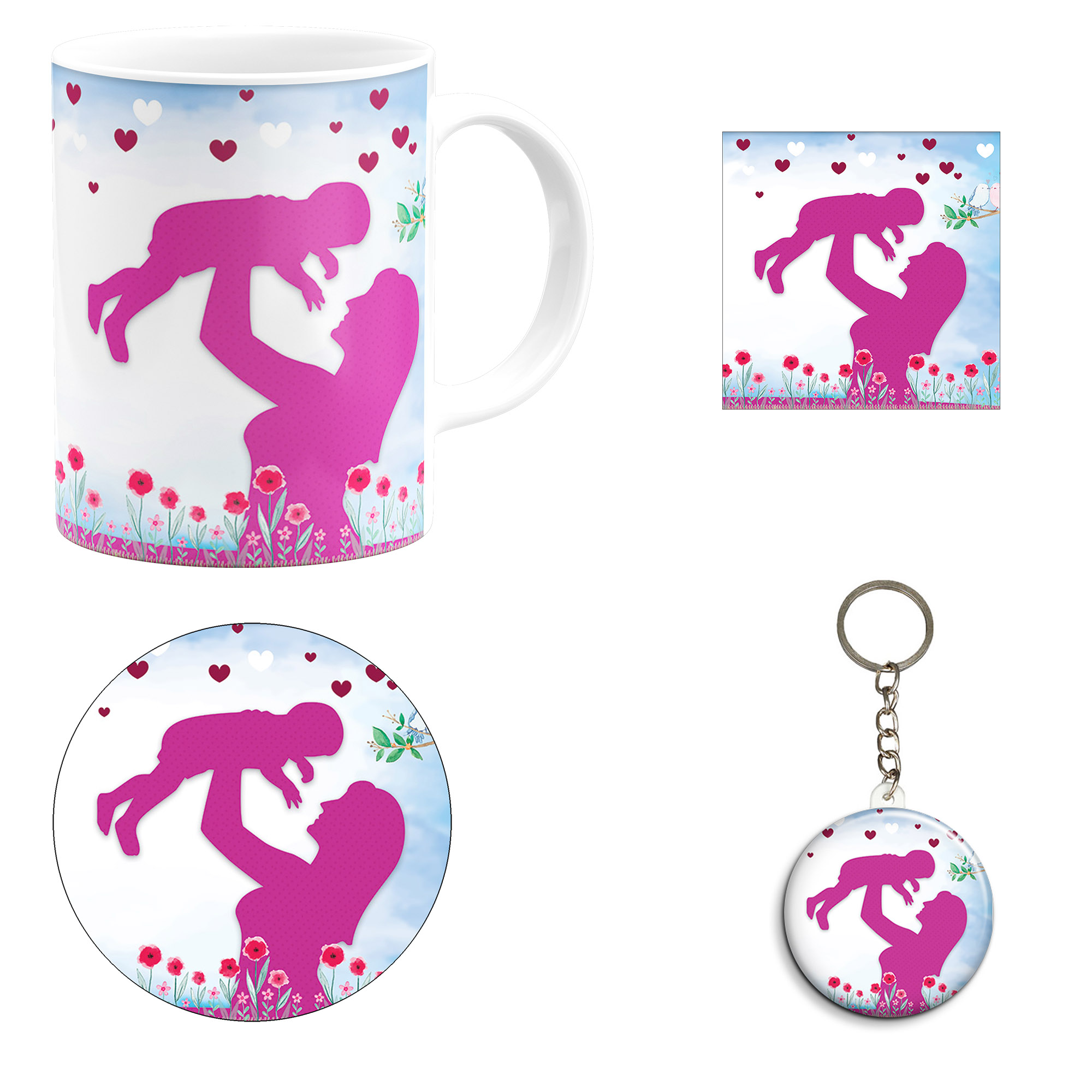 ست هدیه ماگ طرح روز مادر کد M9