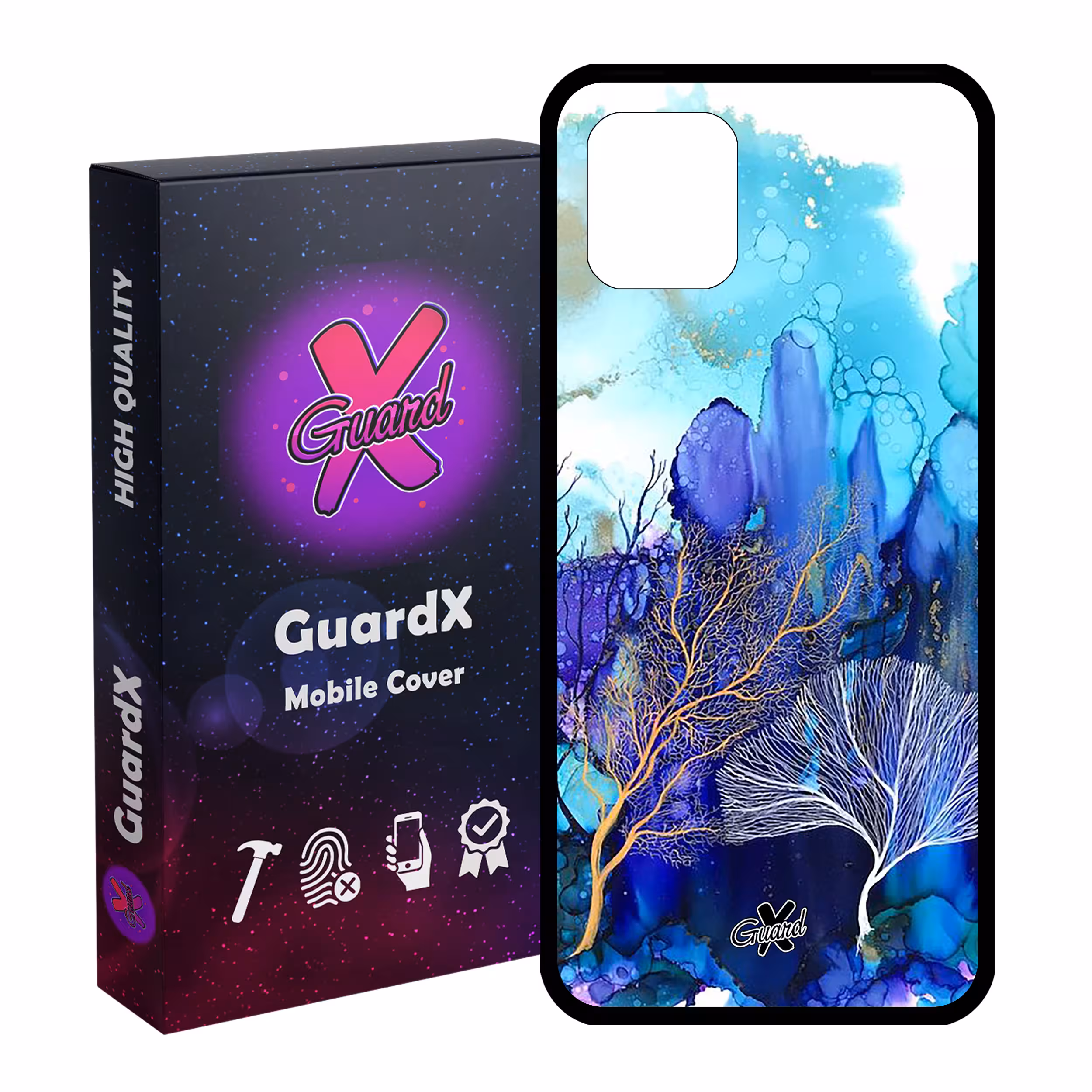 کاور گارد ایکس طرح آبرنگی مدل Glass10292 مناسب برای گوشی موبایل سامسونگ Galaxy Note 10 Lite
