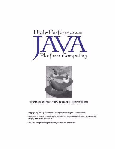 خرید و دانلود نسخه کامل کتاب High-Performance Java Platform Computing: Multithreaded and Networked Programming