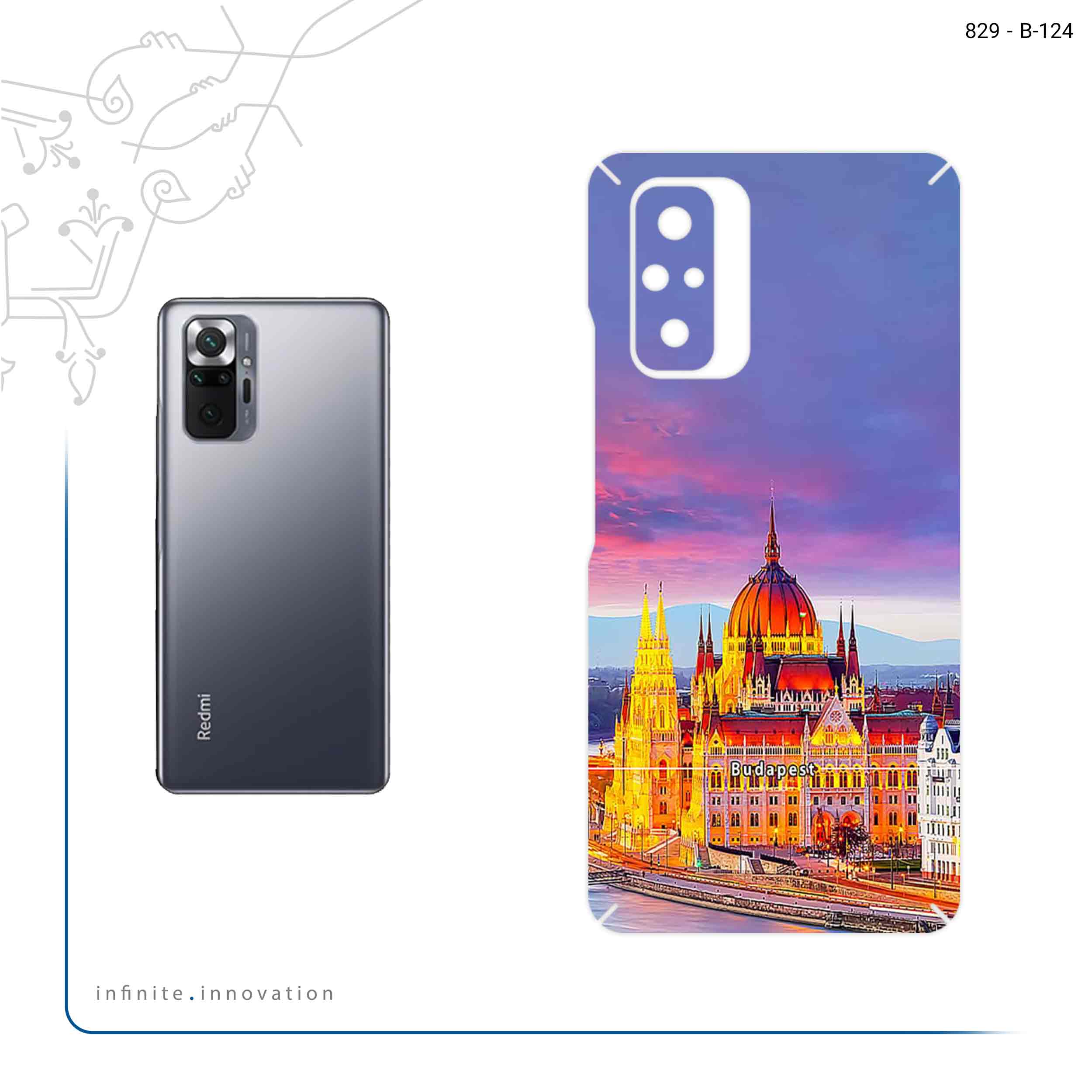 برچسب پوششی ماهوت مدل City of Budapest مناسب برای گوشی موبایل شیائومی Redmi Note 10 Pro Max